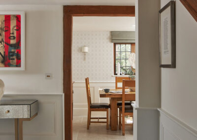 East Sussex country home professionally staged home by Beau Property Home Staging. Show home dining area