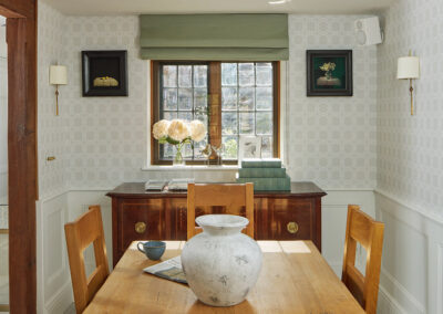 East Sussex country home professionally staged home by Beau Property Home Staging. Show home dining table and seating staged