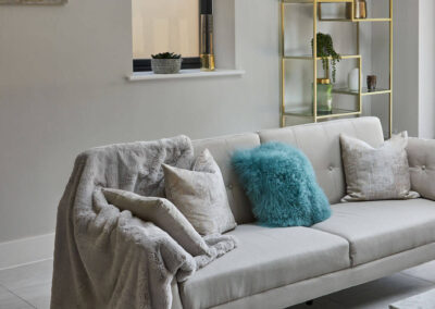 Professionally staged home by Beau Property Home Staging. Show home lounge area