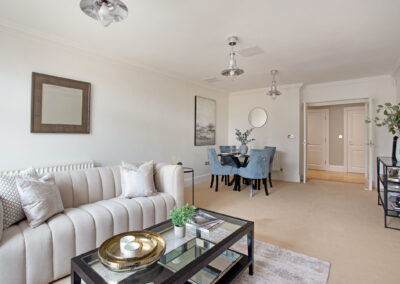 Professionally staged home by Beau Property Home Staging. Show home lounge area