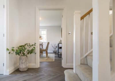 Professionally staged home by Beau Property Home Staging. Show home hallway