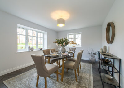Professionally staged home by Beau Property Home Staging. Show home dining room