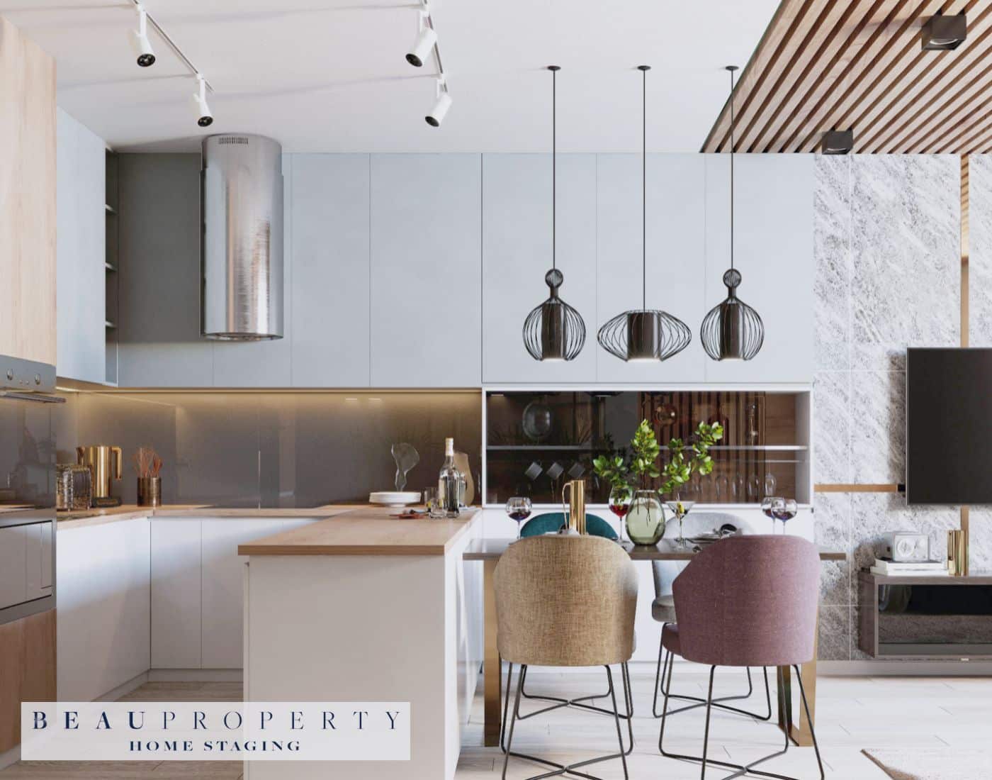 Explore 2024 property staging and interior design trends. Learn about colour schemes, sustainable staging, minimalist design, technology integration, and natural textures to enhance property appeal and value.