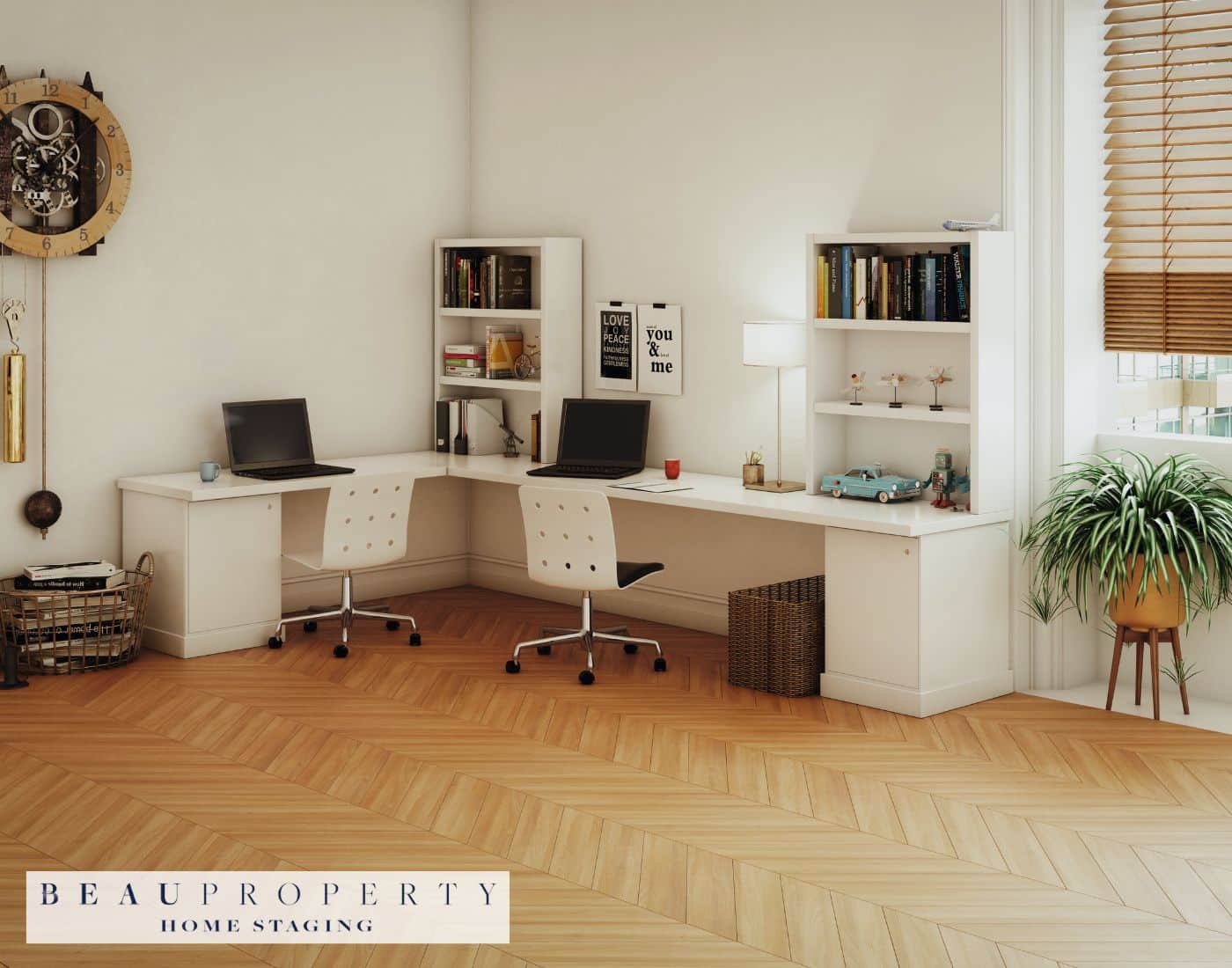 Discover the benefits of professional home office staging. Enhance buyer perception, achieve quicker sales, and potentially secure higher offers by creating an appealing and functional workspace. Learn how staging can transform your property and boost its marketability.