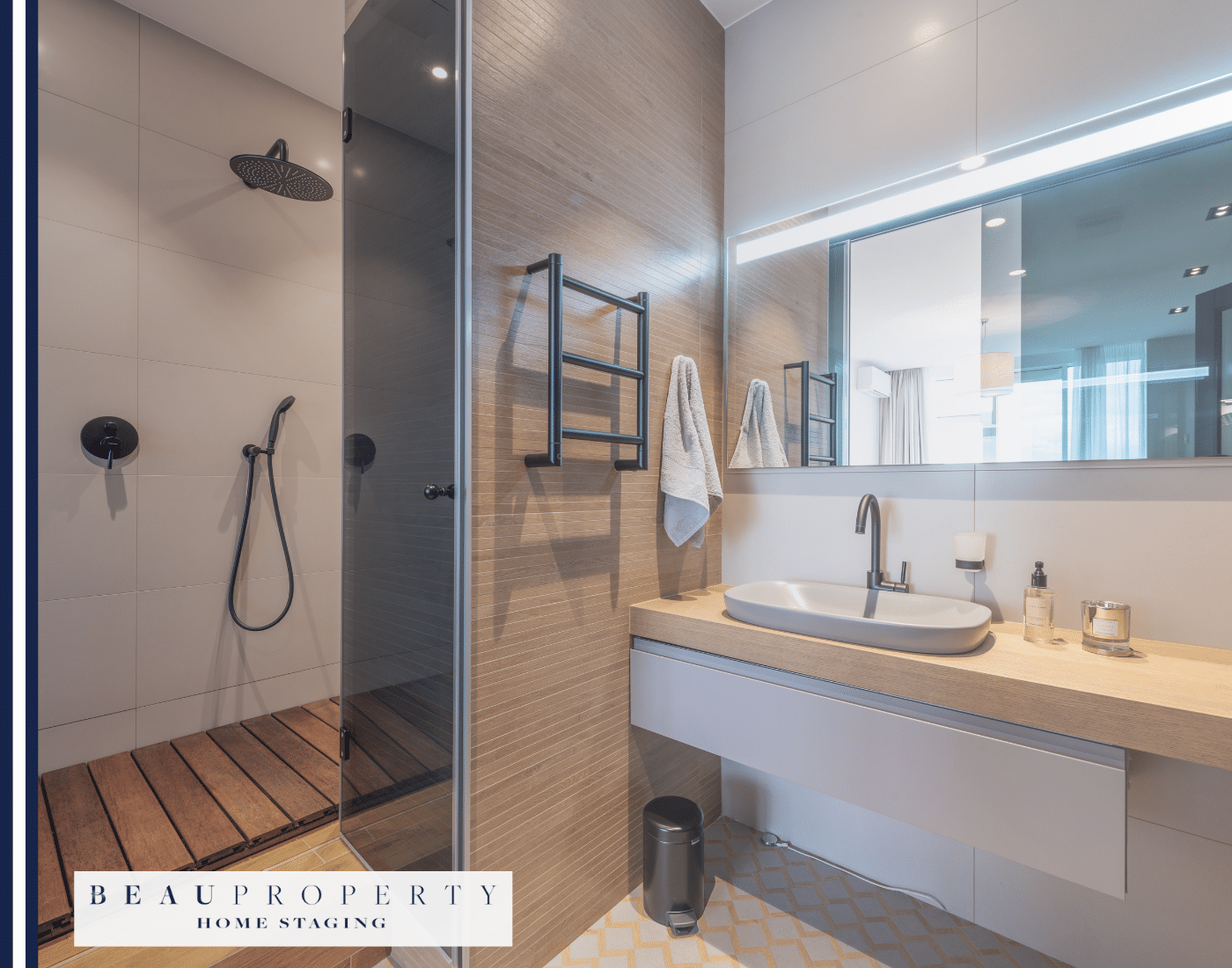 Master bathroom staging made easy; explore 20 professional ideas to create a spa-like retreat that boosts property appeal, from lighting to luxury accents.