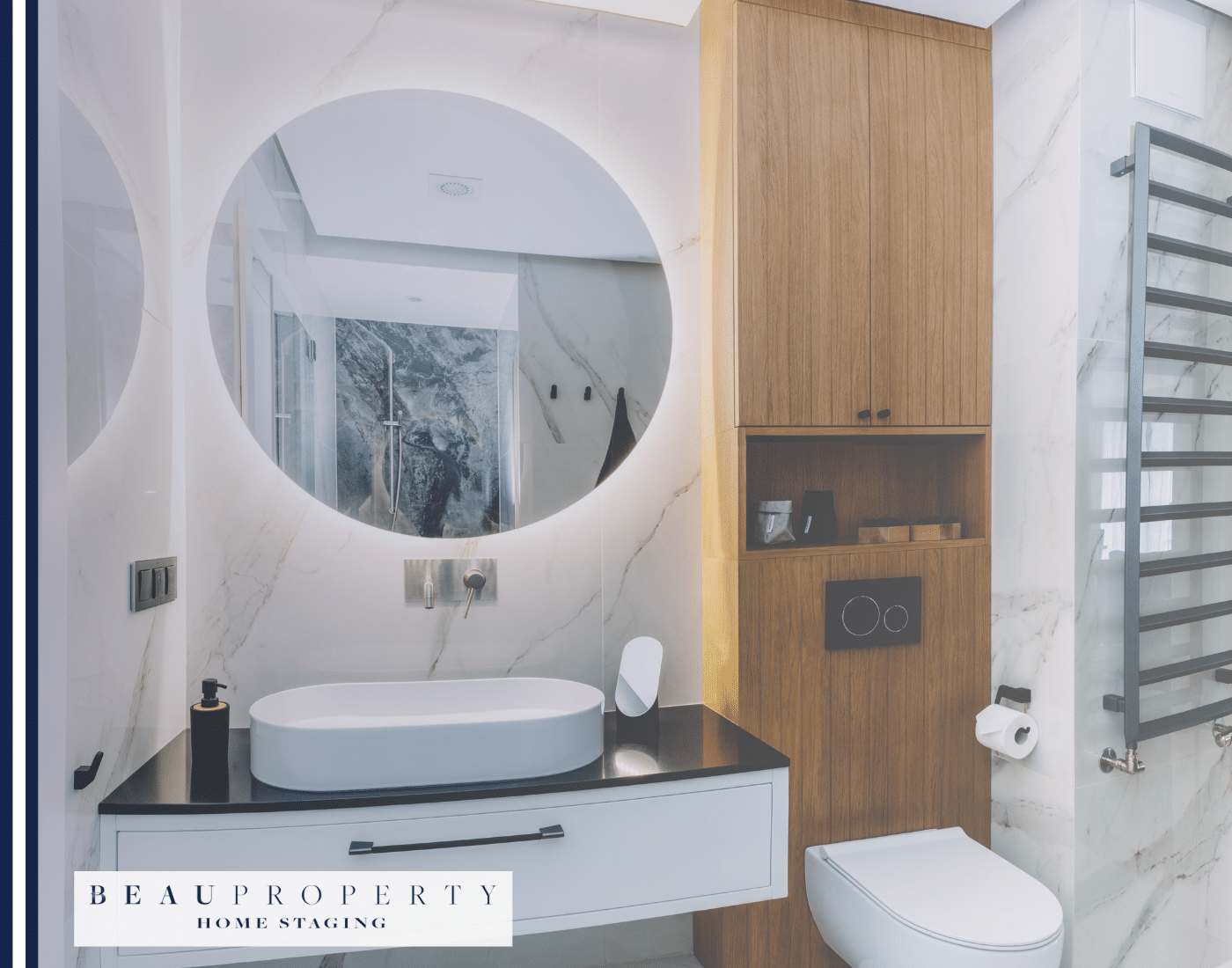 Master bathroom staging made easy; explore 20 professional ideas to create a spa-like retreat that boosts property appeal, from lighting to luxury accents.